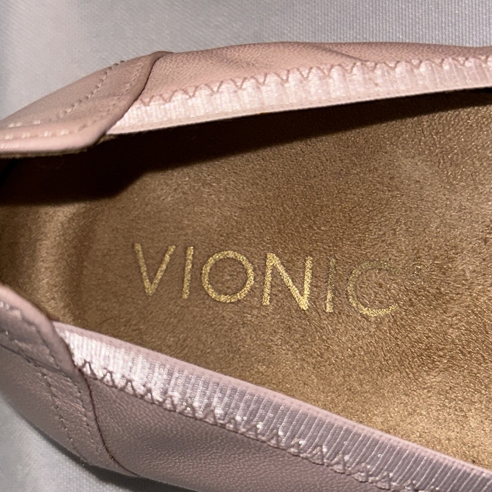 Vionic, light, pink ballerina flats, size 8 - Picture 7 of 8